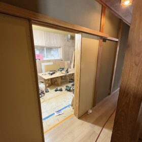 倉敷市　I様邸　リフォーム工事現場