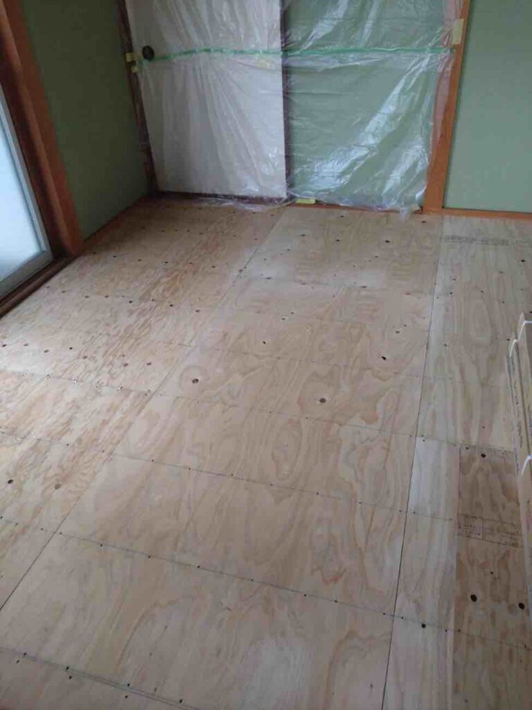 総社市 |畳を撤去してフローリングに!お手入れが楽な洋室へ