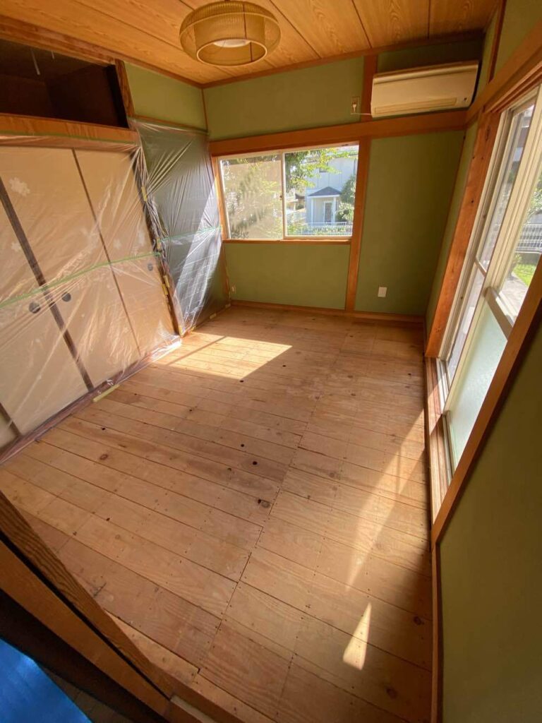 総社市 |畳を撤去してフローリングに!お手入れが楽な洋室へ