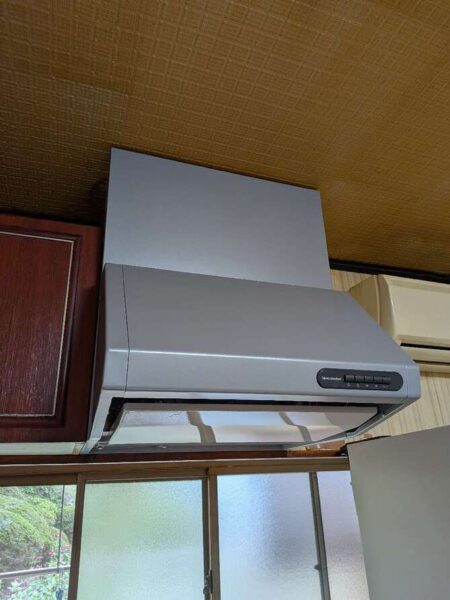 倉敷市 |レンジフードだけの交換も可能です。