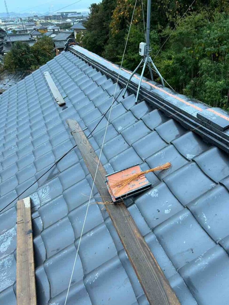 倉敷市|【外壁工事】瓦交換と外壁塗装で、お家を美しく蘇らせましょう!!