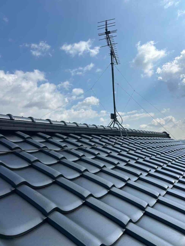 倉敷市|【外壁工事】瓦交換と外壁塗装で、お家を美しく蘇らせましょう!!