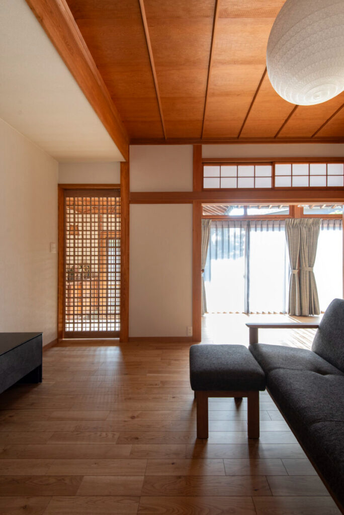 倉敷市│和の趣を残しながら、家族がくつろげる広々LDKへ
