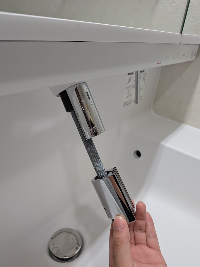 倉敷市 | LIXILのクレヴィで洗面所の主役になれる化粧台となりました。