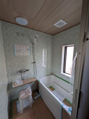 倉敷市 | クリナップのラクヴィアでお部屋のような浴室空間に、洗面所は内装貼替でまるで新築空間になりました!