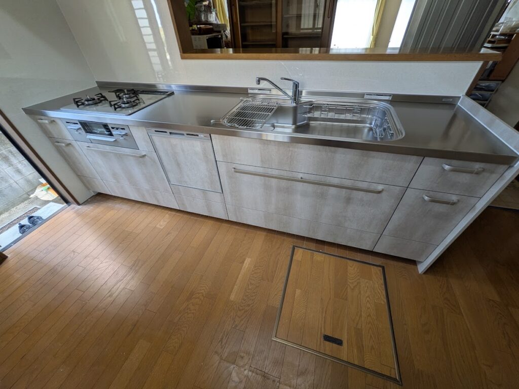 倉敷市 |クリナップ独自の機能を盛り込んだ、お手入れのしやすいキッチンとなりました！