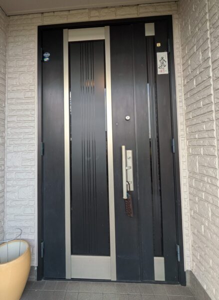 玄関（親子ドア）交換！