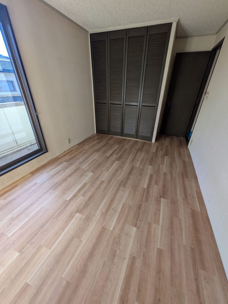 倉敷市|カーペットからクッションフロアに張替えました！