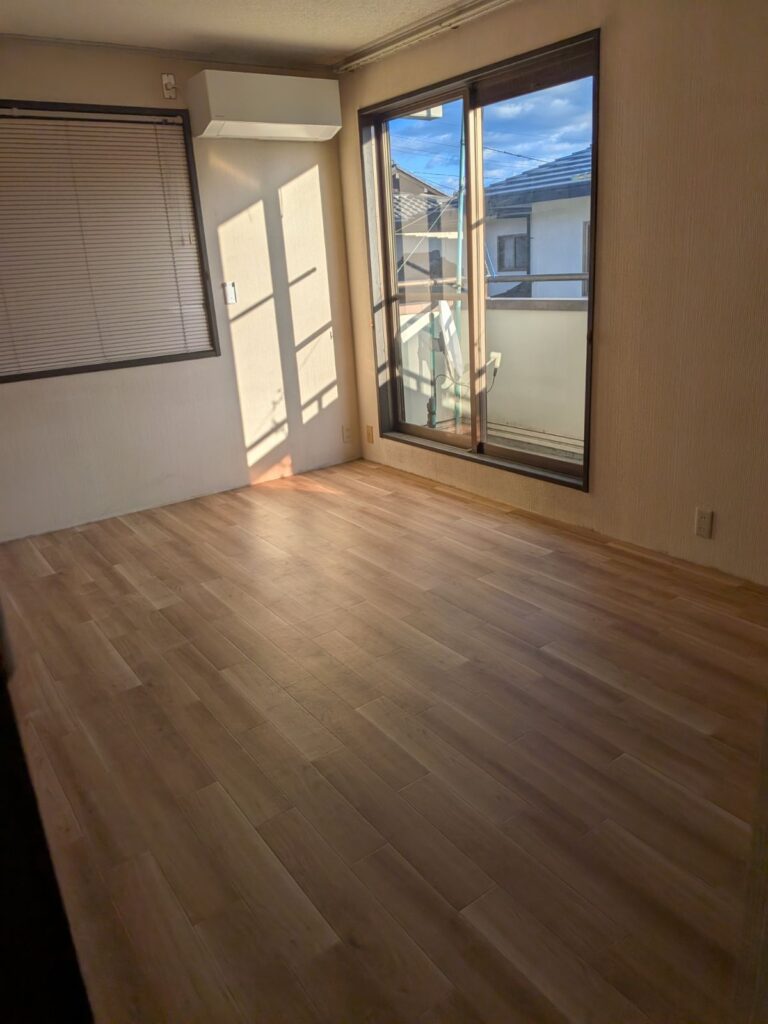 倉敷市|カーペットからクッションフロアに張替えました！