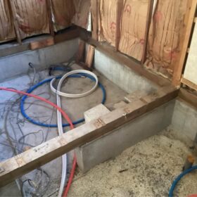 倉敷市　A様邸　ユニットバス配管