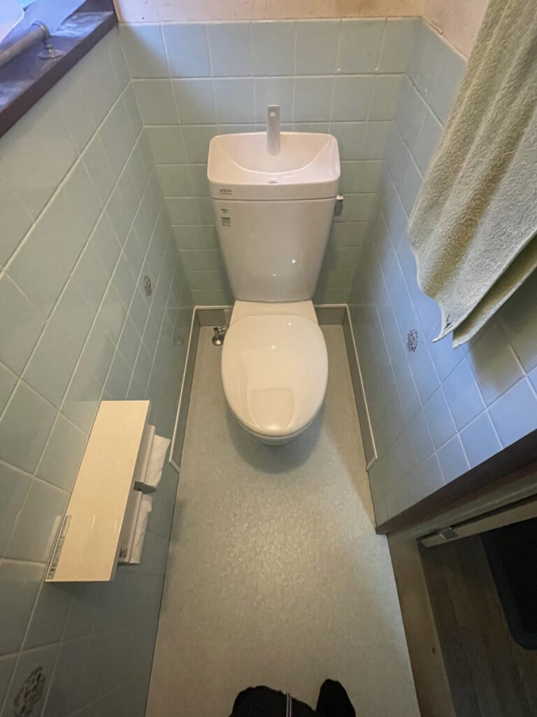 倉敷市｜和式トイレ→洋式トイレへリフォーム！　段差解消使いやすい空間へ！！
