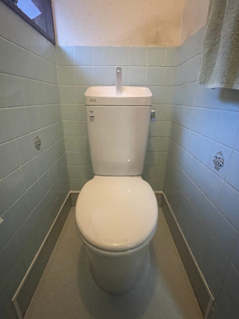 倉敷市｜和式トイレ→洋式トイレへリフォーム！　段差解消使いやすい空間へ！！