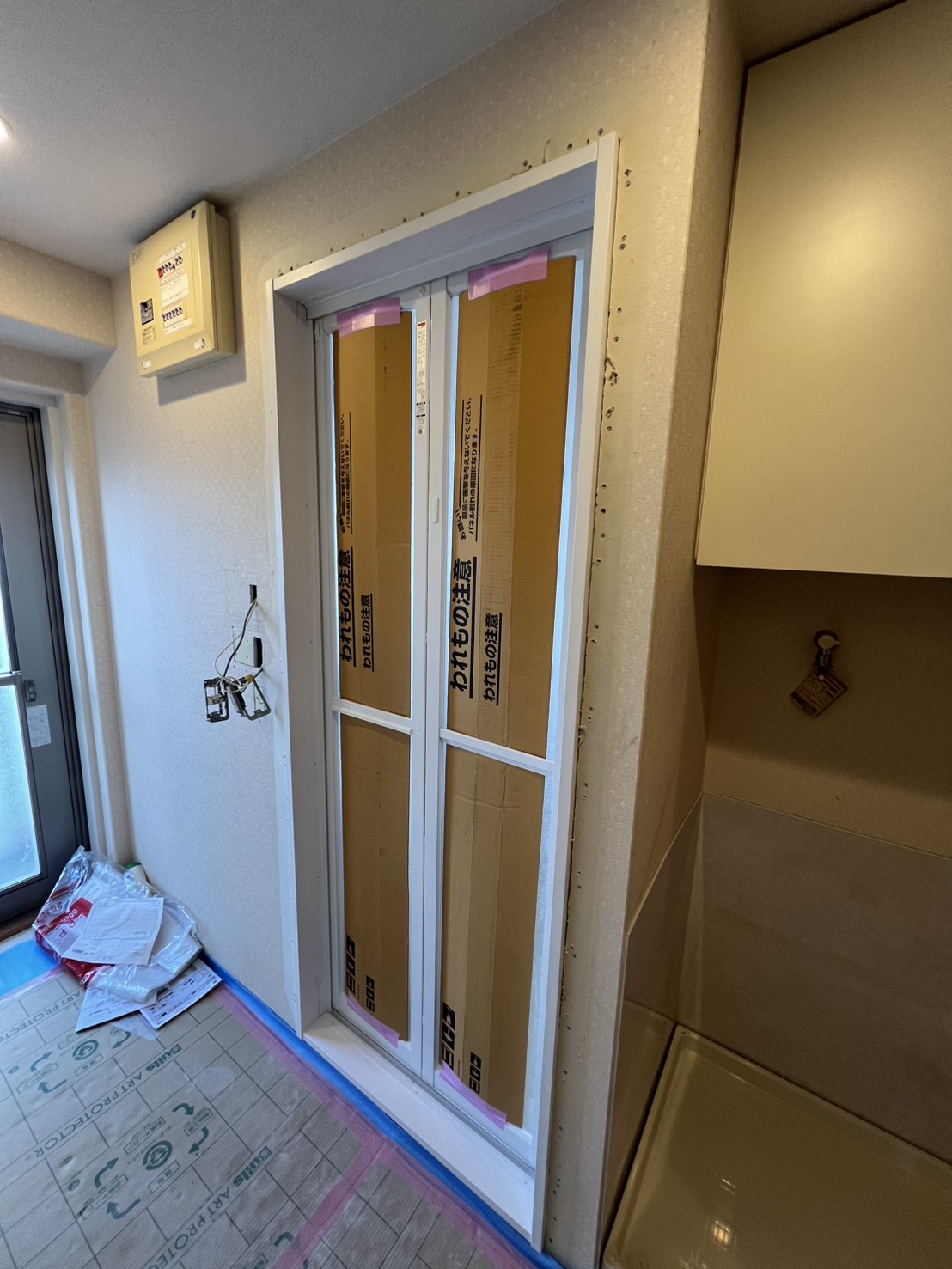 お風呂工事の仕上げ！