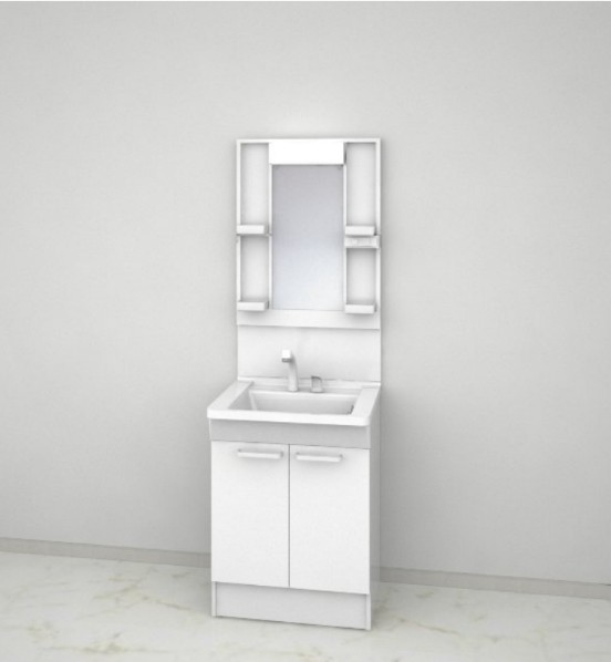 洗面所リフォーム　TOTO　Vシリーズ【幅60㎝】