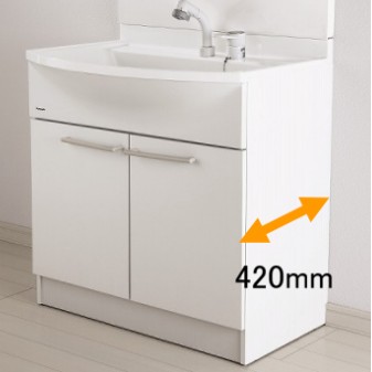 洗面所リフォーム　パナソニック　Mライン【幅60㎝】