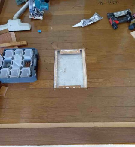 床補修・増し張り工事進行中です！