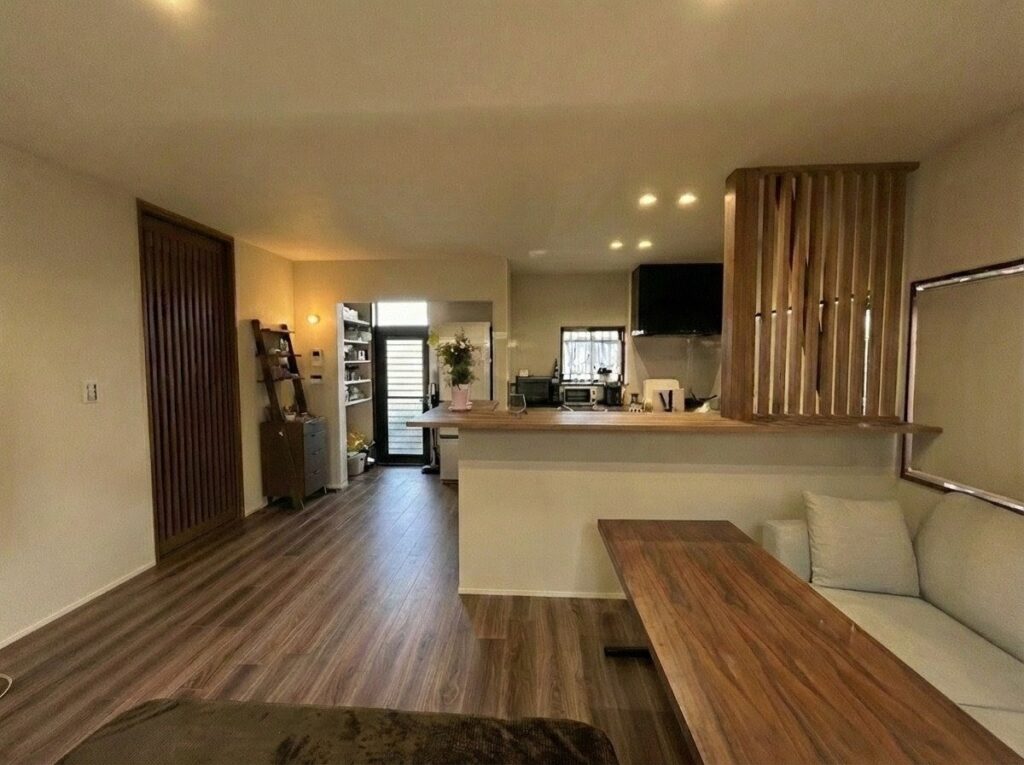 岡山市 |独立キッチンとダイニングを繋いで、家族が集まる広々LDKへ