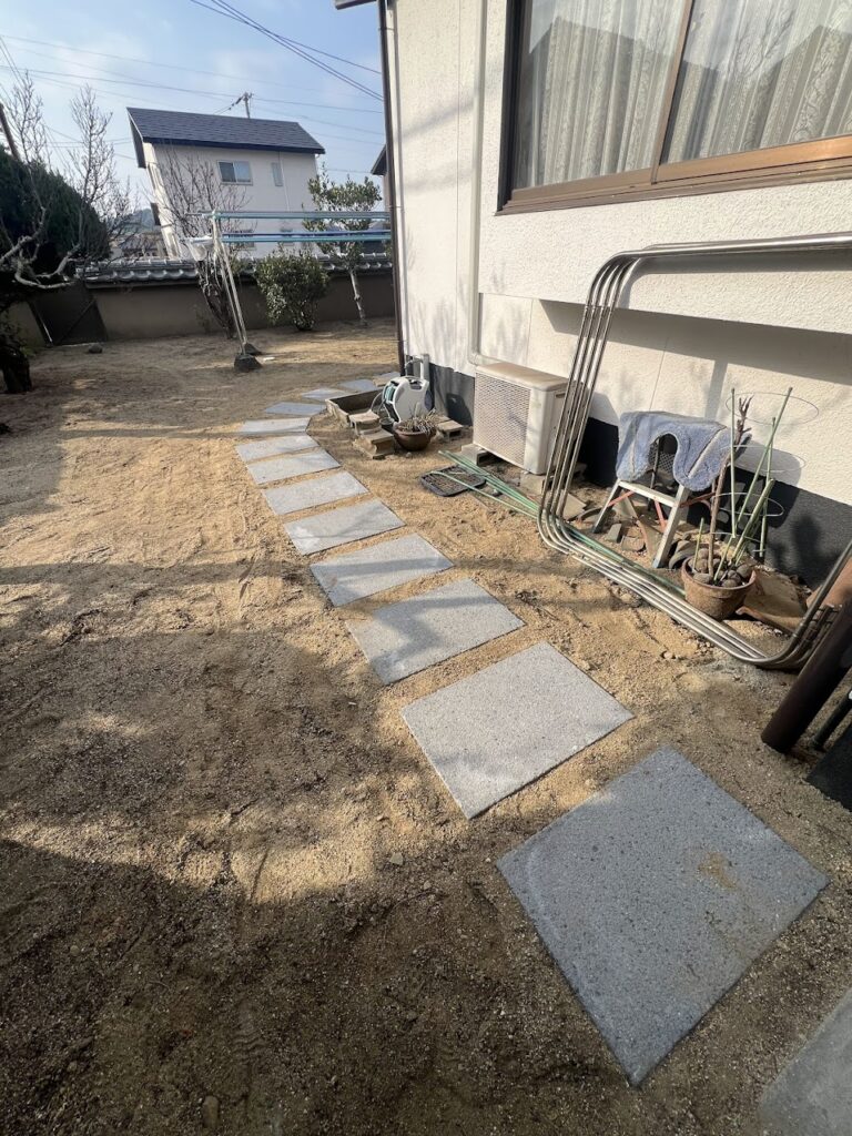 倉敷市｜外構工事で雨の日のストレスゼロへ！