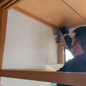 倉敷市　U様邸　和室壁塗り替え工事