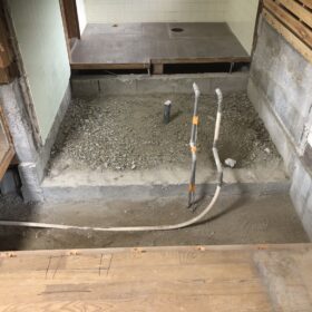 岡山市　Ｓ様邸　浴室工事現場