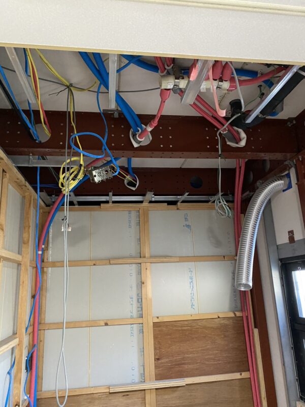 ユニットバス工事の様子～ユニットバス組み立て編～