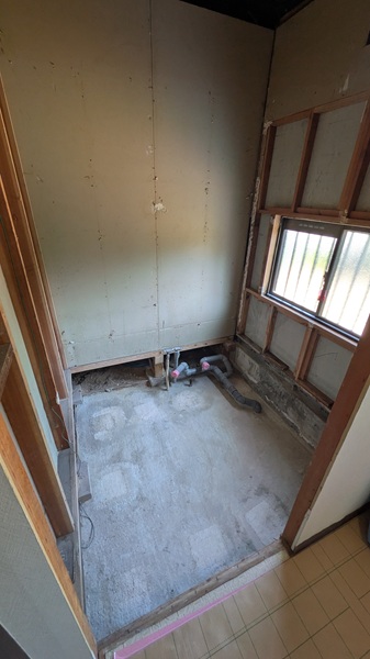 ユニットバス解体しました