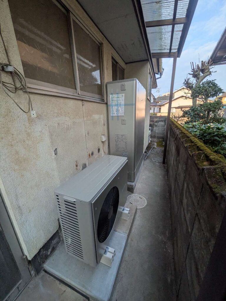 倉敷市｜寒いタイル風呂から快適で健康的な最新ユニットバスへ！エコキュートも新設して操作性・省エネ性能もアップ☆
