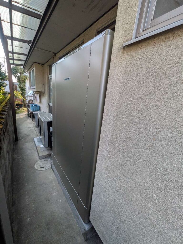 倉敷市｜寒いタイル風呂から快適で健康的な最新ユニットバスへ！エコキュートも新設して操作性・省エネ性能もアップ☆