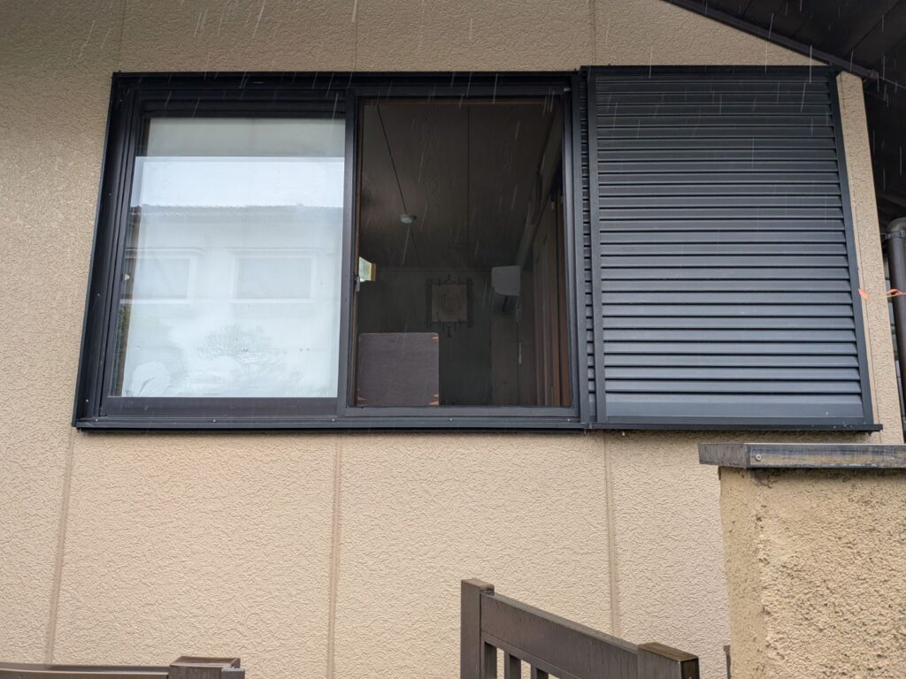 倉敷市|雨戸のパネルのみ交換できます!!