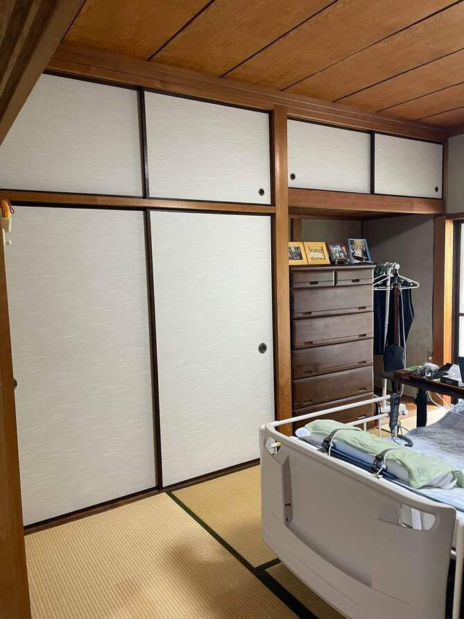 倉敷市 | 土壁の塗り替えで、奥まった配置のお部屋も明るい空間になります！