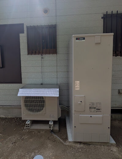 井原市｜石油給湯器からエコキュートへ！家事負担を減らすオール電化への切り替え工事